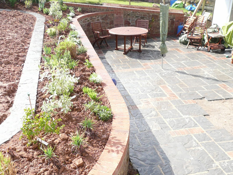 Rectory Welsh Slate with Block Paving