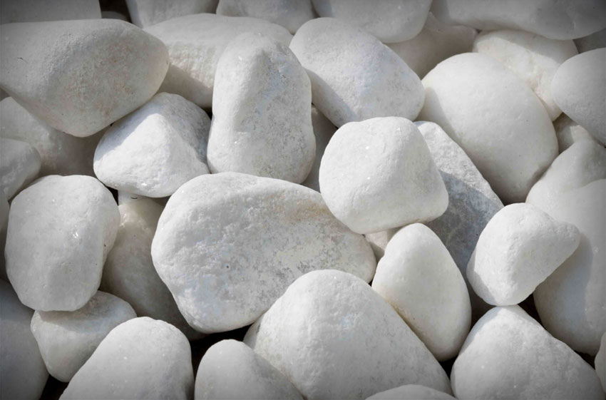 Bowland Stone Ice White Pebbles