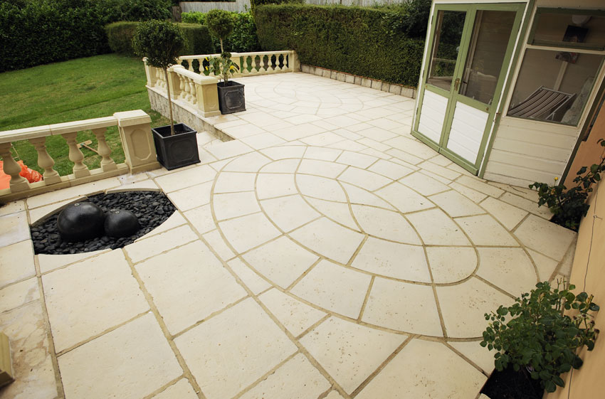 baroque oval chesia limestone