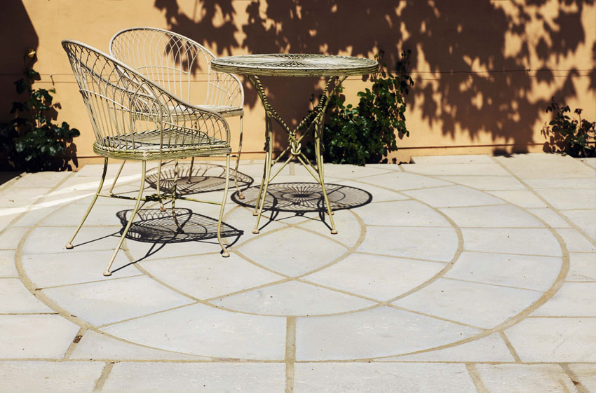 baroque oval chesia limestone