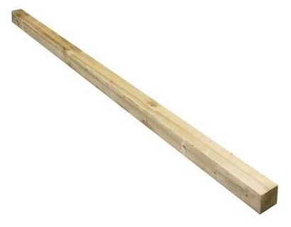 Treated fence posts